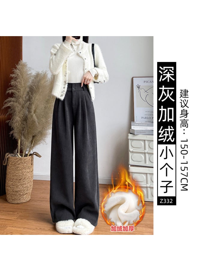 Suit Pants For Children Spring And Autumn New High-grade Draped Straight Casual Pants For Small Narrow Wide-leg Pants