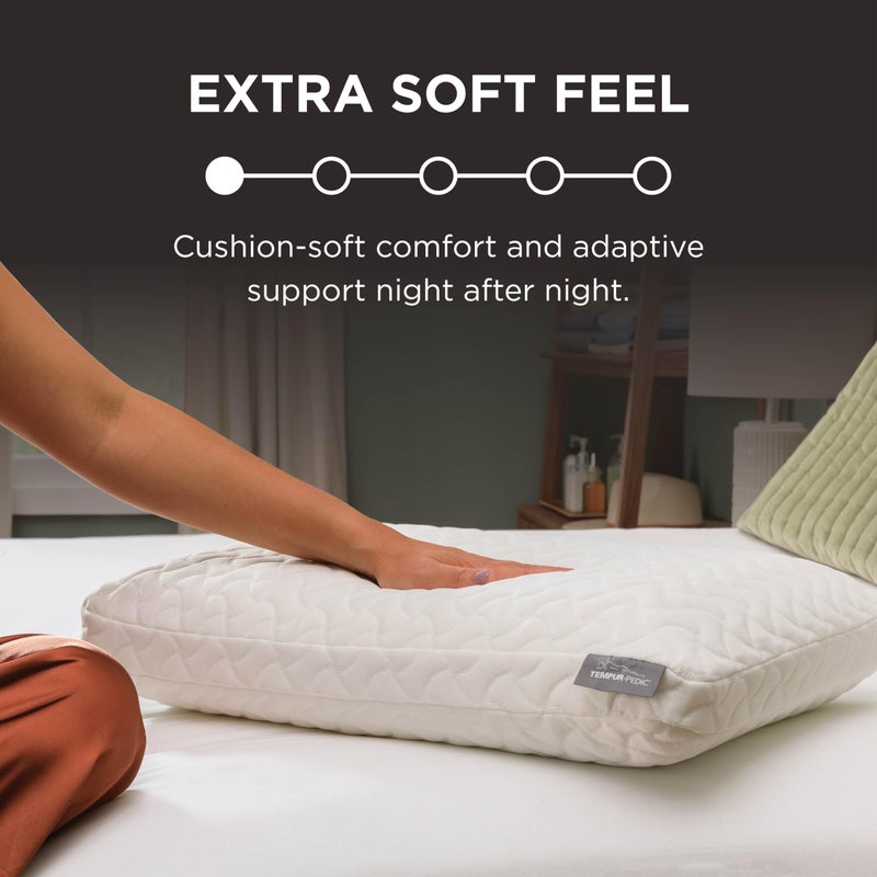 TEMPUR-Pedic TEMPUR-Cloud Pillow, Standard-2-Pack, Standard, White 2 Count - Image 5
