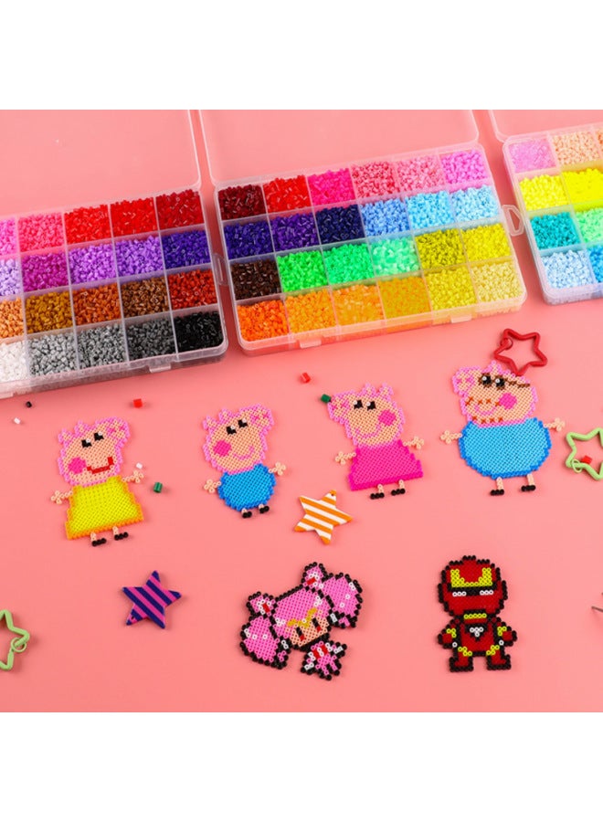 Zhihang 2.6mm Doudou Pure Boxed Set DIY Kidsren's Educational Puzzle Assembly Handmade Toys-Color:2.6mm 48 Color Package  - Image 2