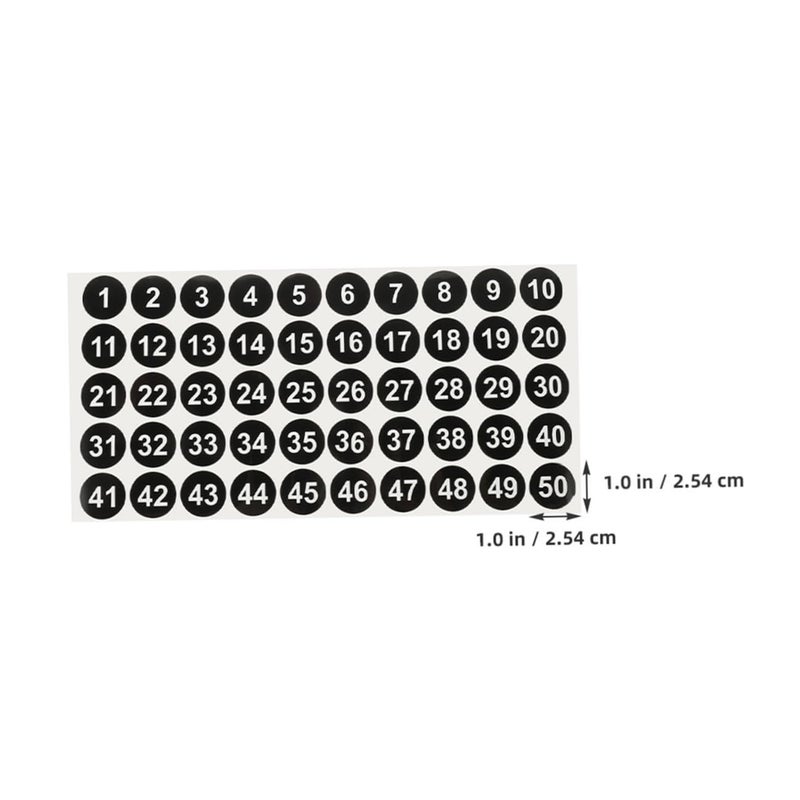Self Adhesive Labels 25 Sheets Stickers for Organizing Clothing Lockers and Storage - Image 3