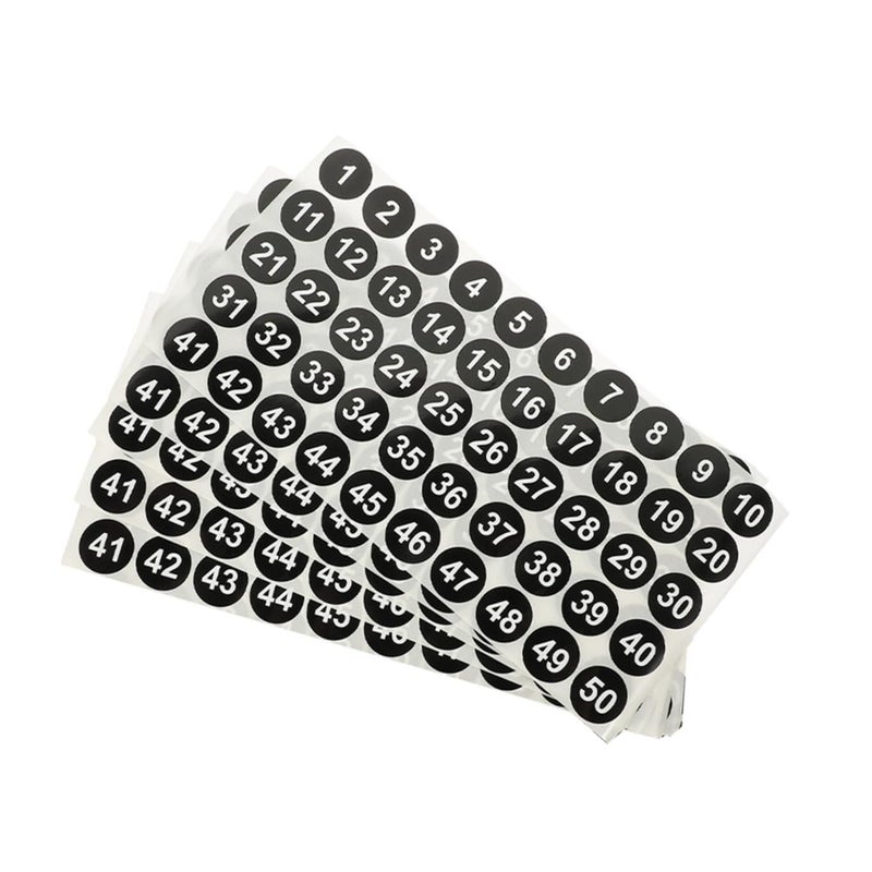 Self Adhesive Labels 25 Sheets Stickers for Organizing Clothing Lockers and Storage - Image 2