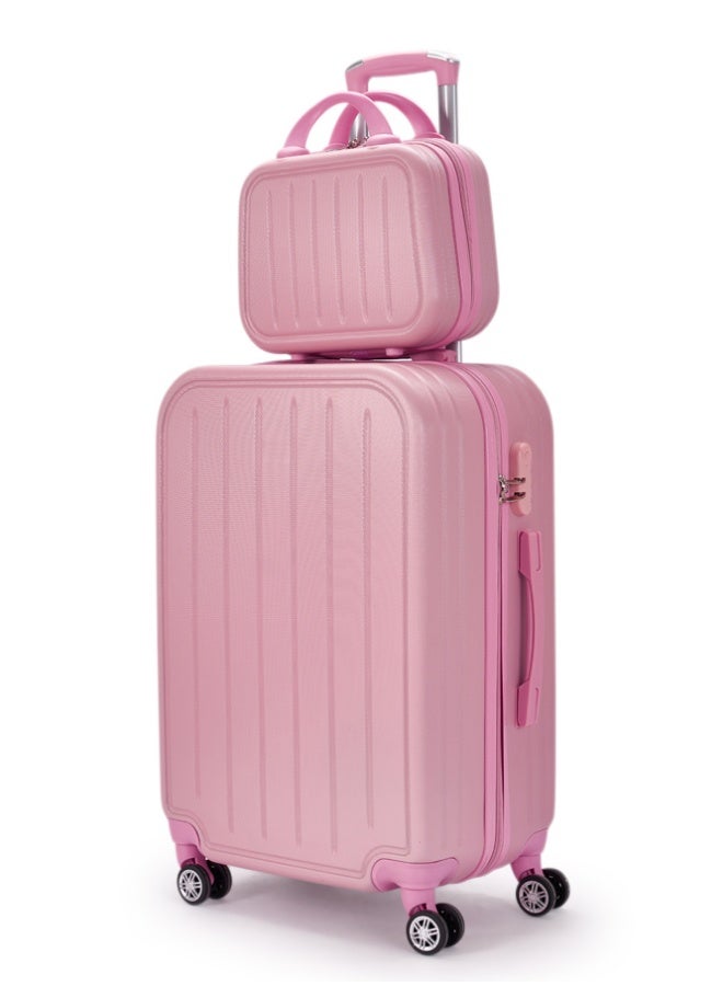 ليمرا طقم شنط سفر مكون من 7 حقائب أمتعة لون وردي بمقاس 32"/28"/24"/20"/16"/15"/12 انش - Image 2