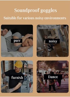 Ocean Adjustable Noise Reduction Earmuffs, Sleep Winter Warm Earmuffs, Soundproofing Cotton Ear Muffs, Ear Protection Head Protection Earmuffs, Fashion Soft and Breathable Ear Defenders for Women and Girls  - Image 4