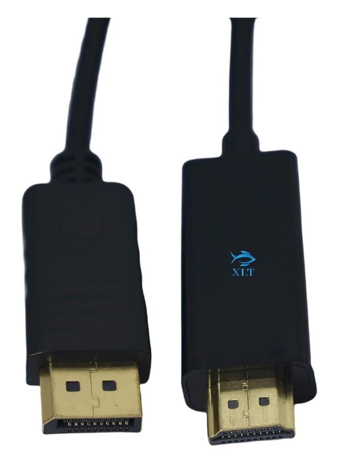 XLT DP to HDMI Cable Support maximum 1080P Resolution - 1.8m  - Image 2