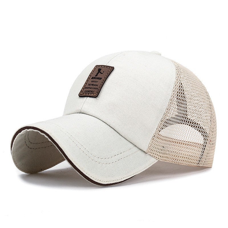 Summer Casual Breathable Sunshade Baseball Cap for Men Navy blue - Image 2