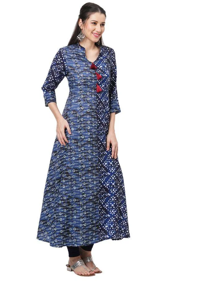 #Be Multi Print Flared Kurti