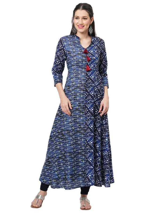 #Be Multi Print Flared Kurti