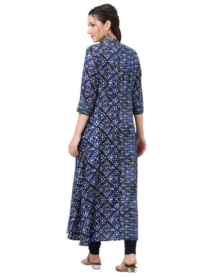 #Be Multi Print Flared Kurti