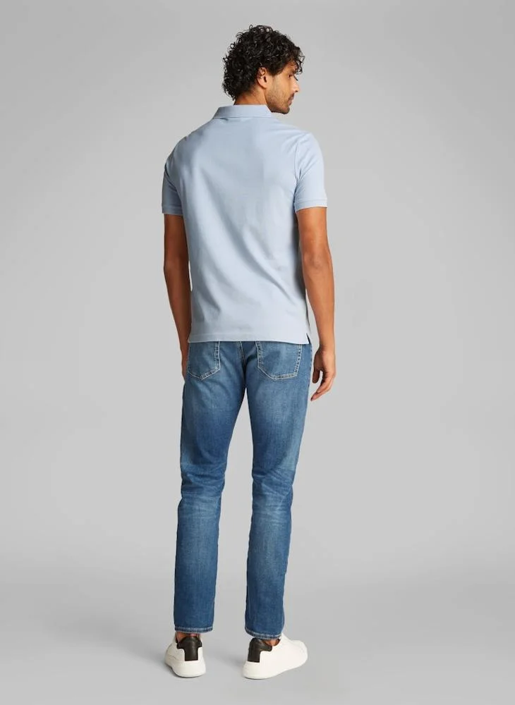 CALVIN KLEIN Stretch Pique Slim Polo