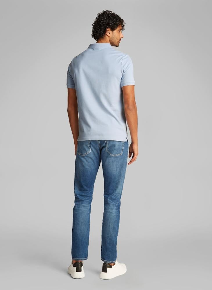 CALVIN KLEIN Slim Stretch Pique Polo  - Image 2