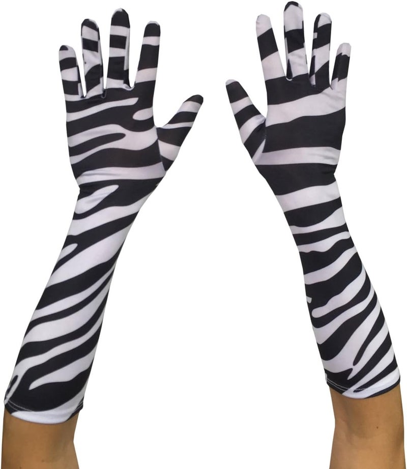 Adult Spandex Elbow Length Costume Gloves