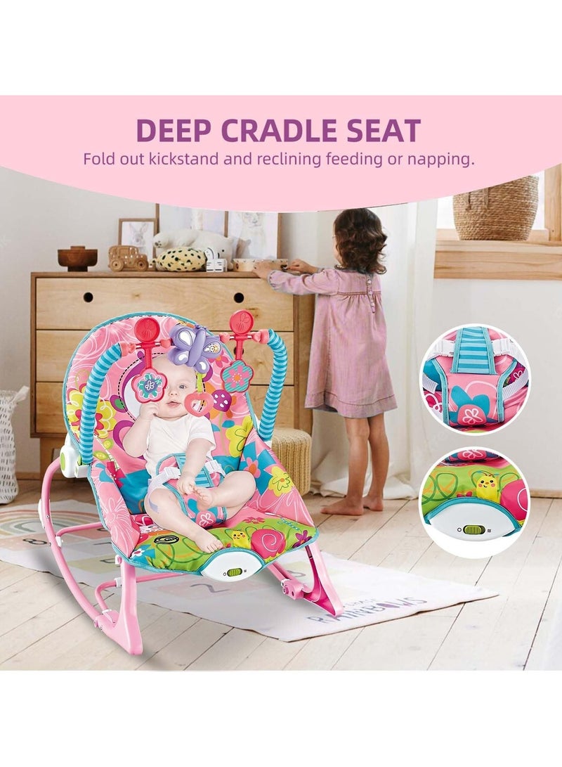 Kiko Star Core Baby Rocking Chair With Vibration And Music Multipurpose Infant-To-Toddler Reclining - Image 1