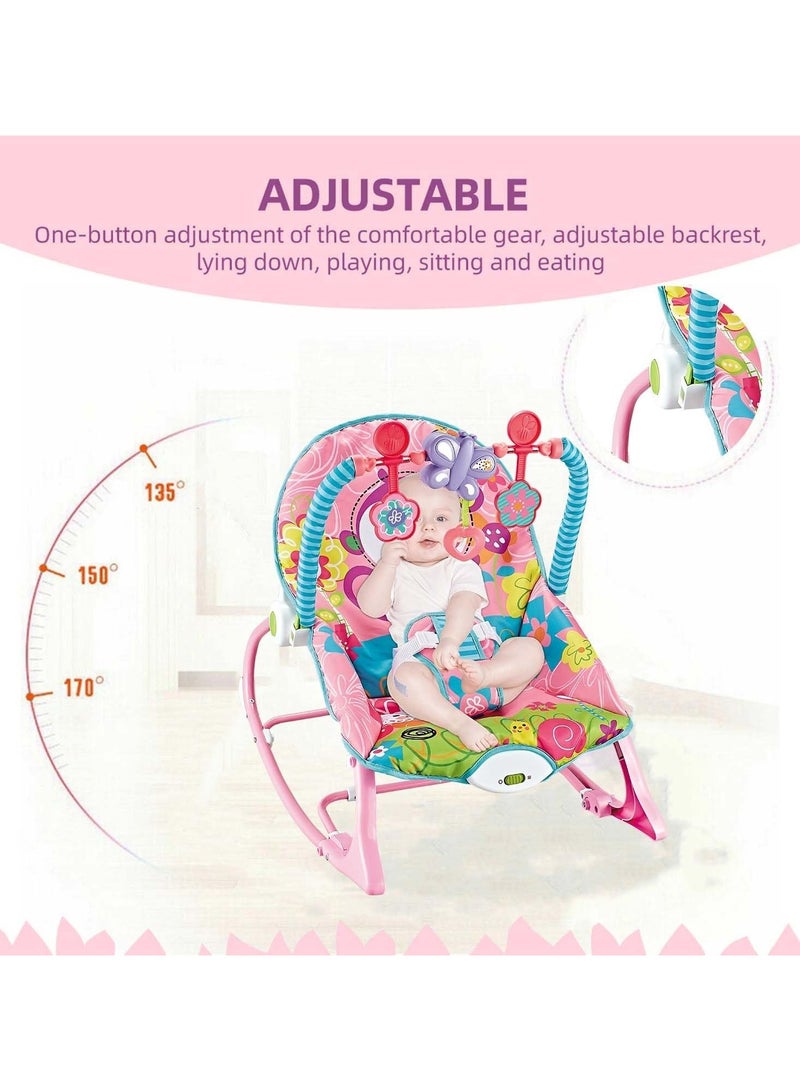 Kiko Star Core Baby Rocking Chair With Vibration And Music Multipurpose Infant-To-Toddler Reclining - Image 5