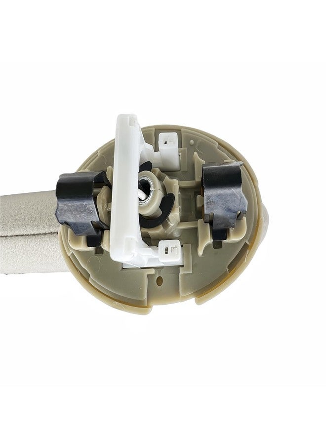 GlymXia Pair of Left and Right Sun Visors with Clips for Toyota Camry 2007 2008 2009 2010 2011 with Light Sunroof OEM Replace# 74320-06800-B0 (Beige Color) - Image 3