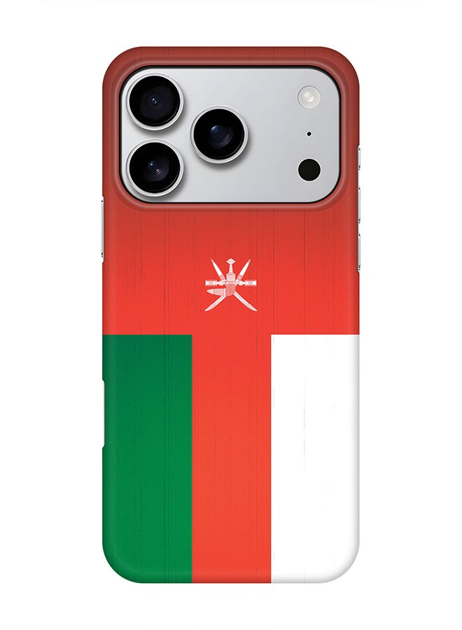 Stylizedd For iPhone 17 Pro,Case, [Compatible with MagSafe] Magnetic cover Slim fit Protection Matte, - Flag Of Oman