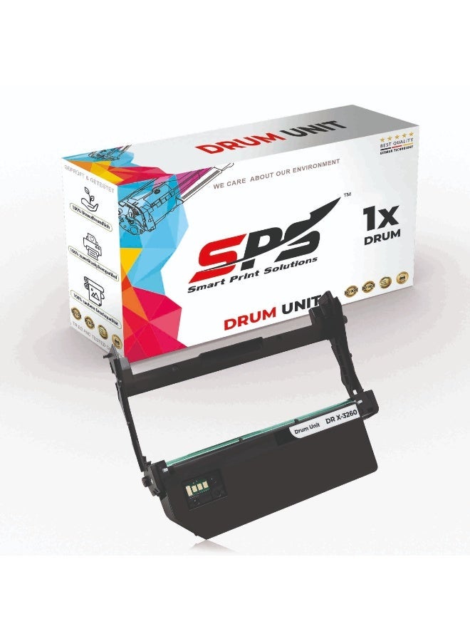 Smart Print Solutions SPS Compatible Drum Cartridges for Xerox - X3260 DR | 1x Black | Yield upto 10,000 Pages - Image 1