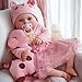 JIZHI Lifelike Reborn Baby Dolls 20Inch Cute Realistic Newborn Baby Doll Soft Cloth Body Real Life Baby Dolls Girl with Gift Box for Kids Age 3 Collection - Image 2
