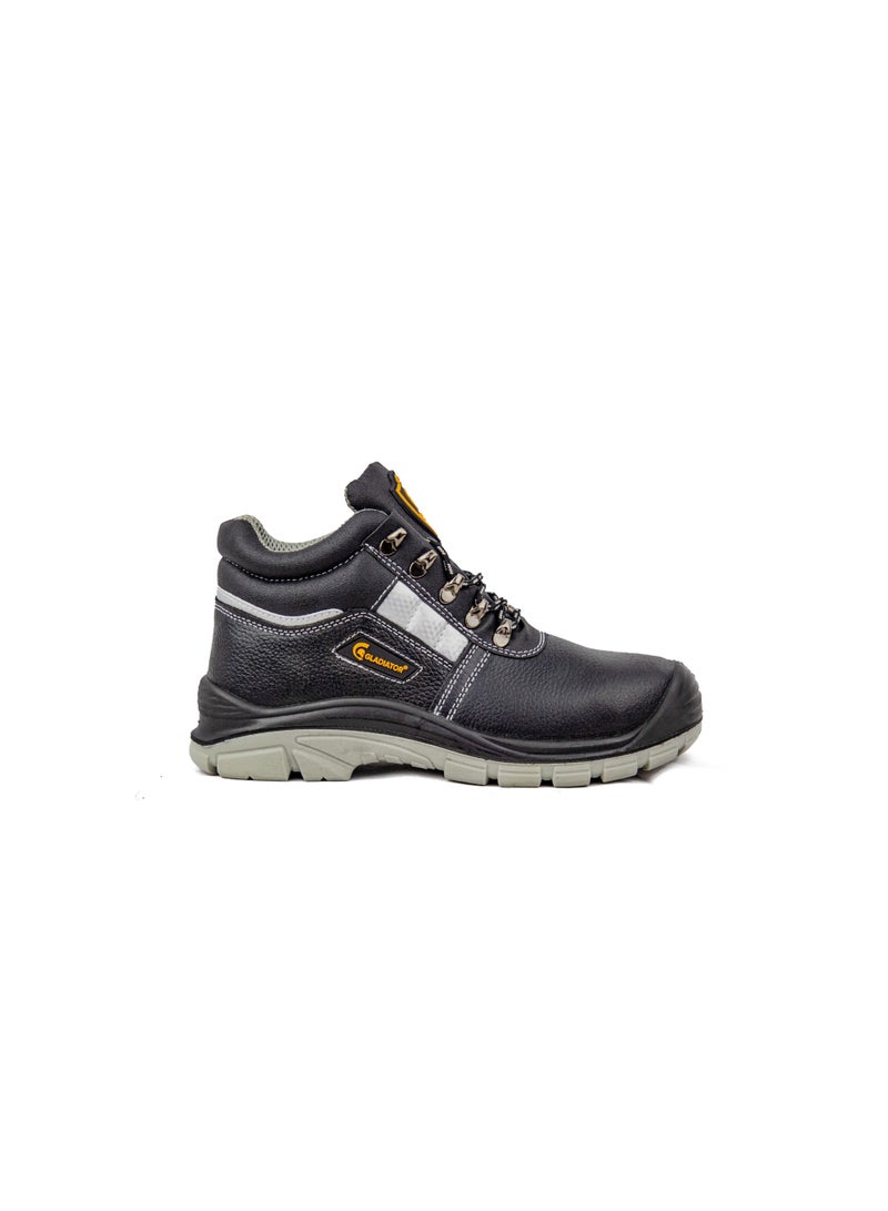 Gladiator 6050 Men’s Steel Toe High Ankle Safety Boots, Black/Grey, S3 SRC, Lace-Up - Image 5