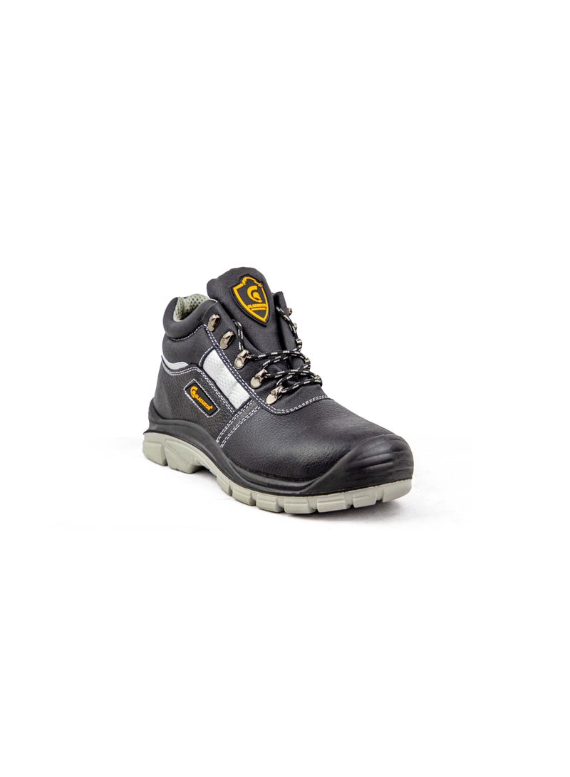 Gladiator 6050 Men’s Steel Toe High Ankle Safety Boots, Black/Grey, S3 SRC, Lace-Up - Image 4