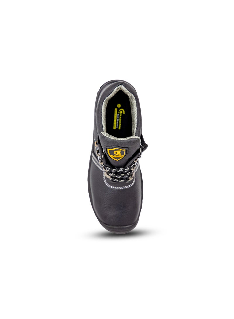 Gladiator 6050 Men’s Steel Toe High Ankle Safety Boots, Black/Grey, S3 SRC, Lace-Up - Image 2