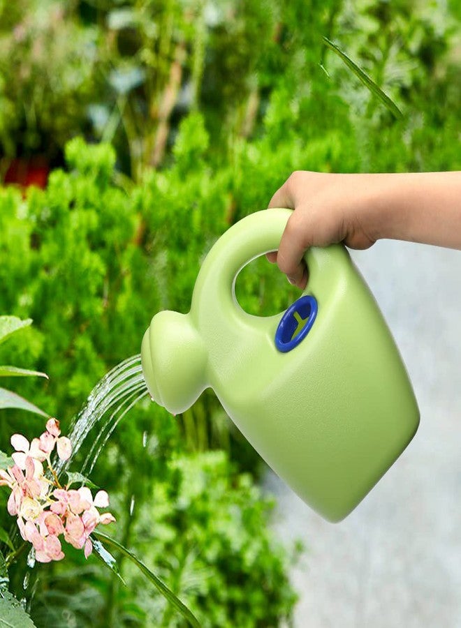 Dilabnba Beach Sand Watering Can Toy for Kids, Havy Duty Plastic Water Can for Garden Beach Bath Play Time, Water Can Garden Sandbox Tools for Boys Girls, 2PCS - Blue Green - Image 4