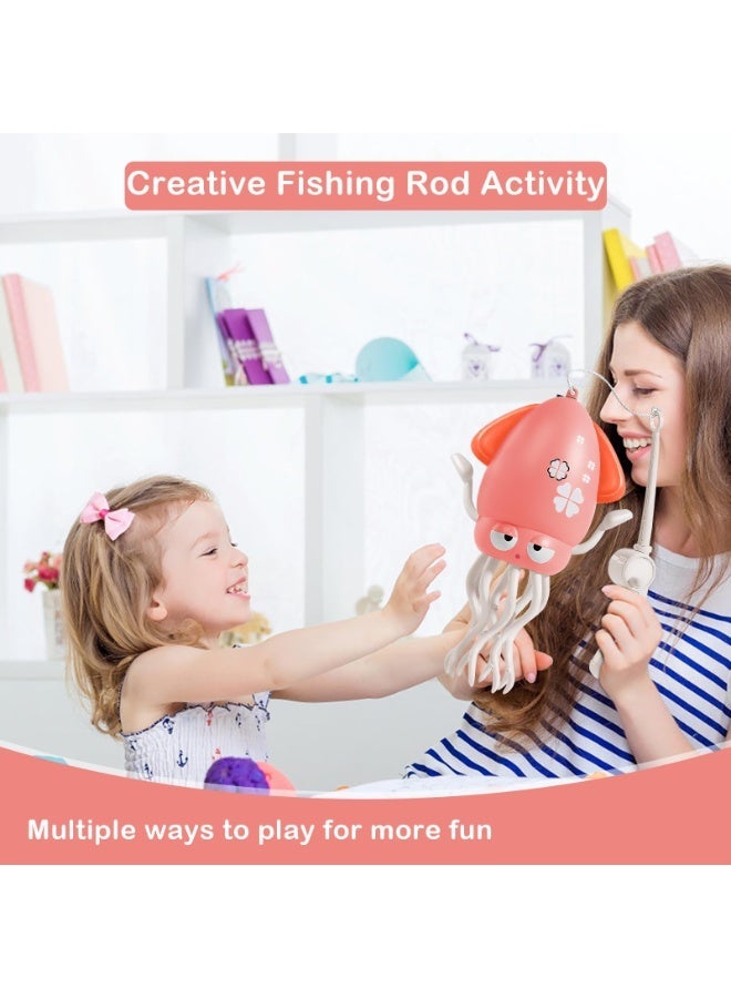 Kibee Dancing Squid Baby Toy(Pink） - Image 3