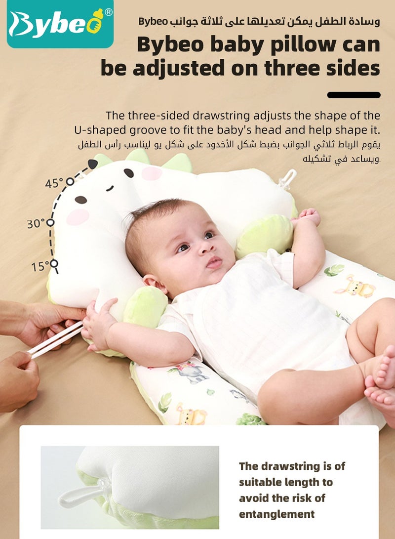 بيبو وسادة رضاعة للأطفال، وسادات تشكيل رأس الأطفال، وسادة نوم للأطفال الرضع، أغطية مضادة للدهشة للأطفال والأولاد والبنات، جودة عالية، قابلة للغسل وآمنة. - Image 3