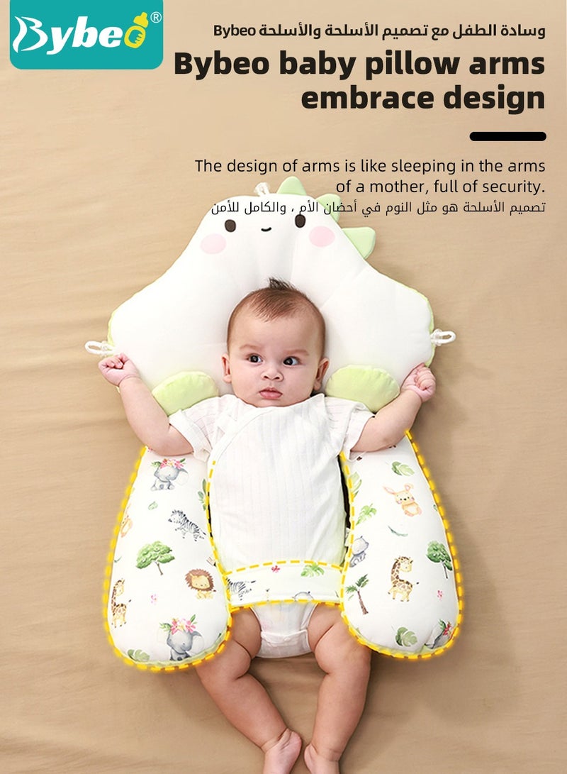 بيبو وسادة رضاعة للأطفال، وسادات تشكيل رأس الأطفال، وسادة نوم للأطفال الرضع، أغطية مضادة للدهشة للأطفال والأولاد والبنات، جودة عالية، قابلة للغسل وآمنة. - Image 4