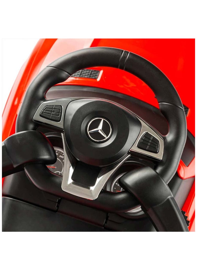 FACTUAL TOYS Mercedes Benz Hanle Pusher Car - Red  - Image 4