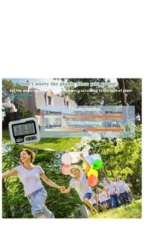 SYOSI Water Timer Garden Lawn Tap Sprinkler Timer Irrigation System ControllerChild Lock ModeAutoManual ModeRain DelayIPX5 Waterproof  - Image 5