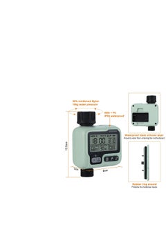 SYOSI Water Timer Garden Lawn Tap Sprinkler Timer Irrigation System ControllerChild Lock ModeAutoManual ModeRain DelayIPX5 Waterproof  - Image 3