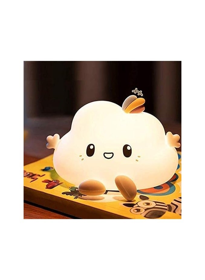 general Cute  night light for children toddlers, ambient nursery night light, nursery/bedroom/bedside soothing light, rechargeable battery - Image 1