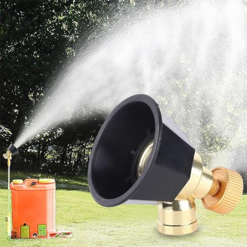 DGK Adjustable Pressurized Sprayer Nozzle for Agricultural Power and Battery-Operated Sprayer Pump - 2 Spray Modes, Heavy-Duty Brass with Windproof Cap - Image 4