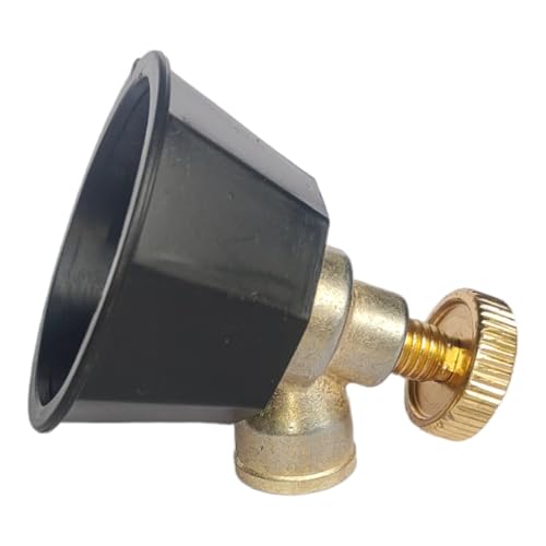 DGK Adjustable Pressurized Sprayer Nozzle for Agricultural Power and Battery-Operated Sprayer Pump - 2 Spray Modes, Heavy-Duty Brass with Windproof Cap - Image 1