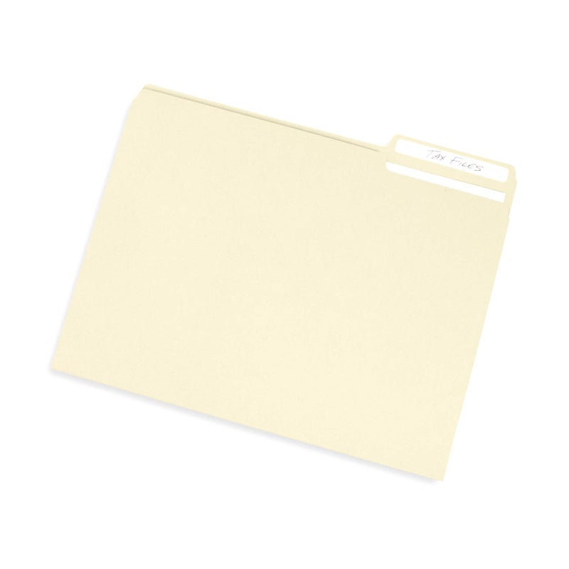 Blue Summit Supplies Manilla File Folders 8.5 x 11, 1/3 Cut Tab, Letter Size Vanilla folders, Great for Organizing and Easy File Storage, 100 Per Box (Manila) - Image 4
