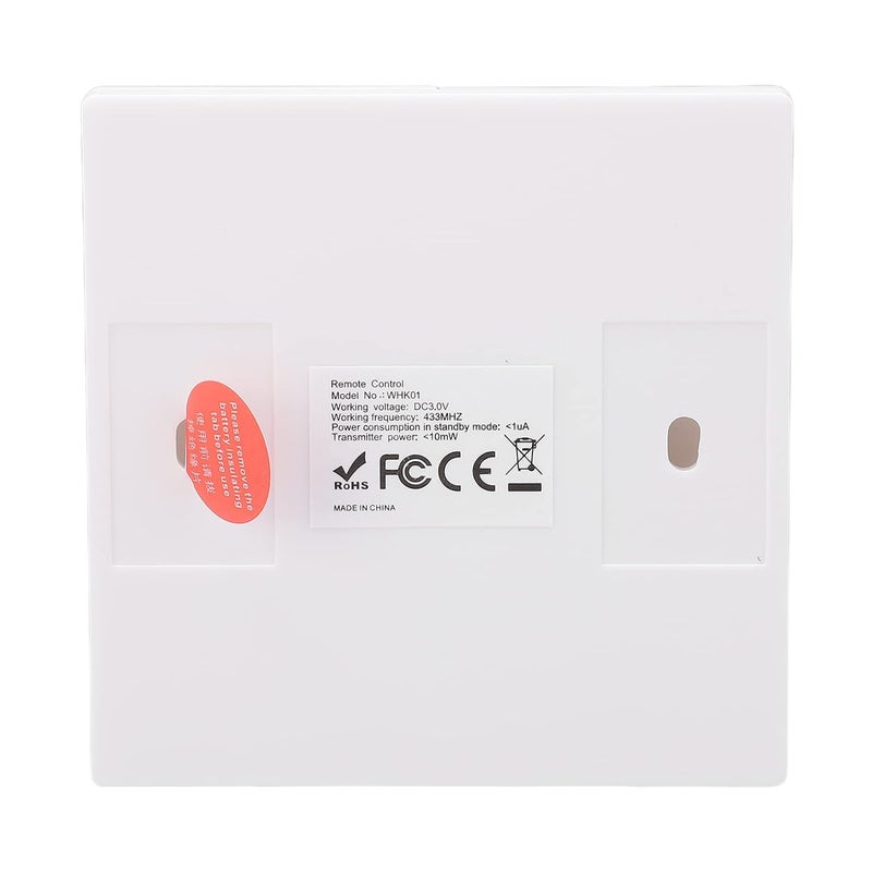 كلاراكو لوحة مفاتيح إضاءة لاسلكية مع جهاز تحكم عن بعد ذكي ومفتاح حائطي لتوصيل الإضاءة وتركيب مجاني (2 عصابة) - Image 5