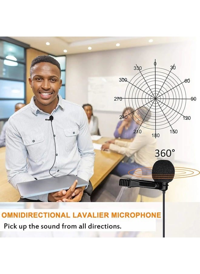 COMICA ميكروفون لافاليير احترافي كوميك CVM-SM-O1، ميكروفون مكثف متعدد الاتجاهات، ميكروفون مثبت على الملابس، ميكروفون لاف لنقل لاسلكي/كاميرا DSLR، ميكروفون تسجيل للمقابلات، المدونات، البث المباشر، إلخ - Image 3