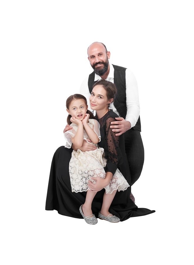 Yizhily Seamless Photo Photography Background Paper Backdrop for Photoshoot, Videos, YouTube, Livestream, 107" x36', Arctic White - Image 5