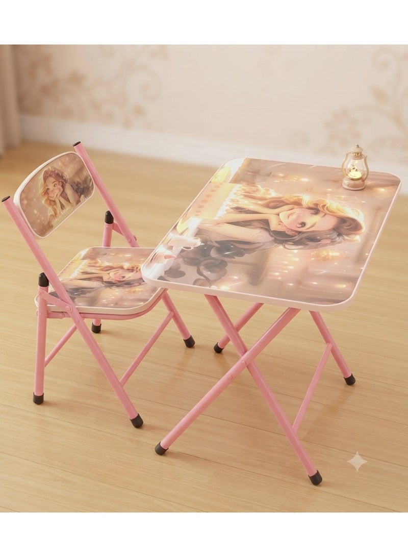 طقم طاولة وكراسي للأطفال بتصاميم وألوان متنوعة. - Image 4
