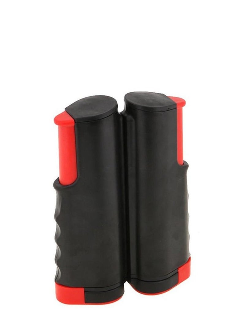 Portable Telescopic Table Tennis Net Rack 170CM, Black/Red