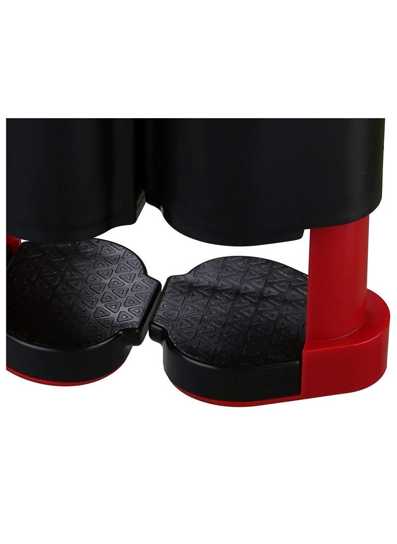 Portable Telescopic Table Tennis Net Rack 170CM, Black/Red