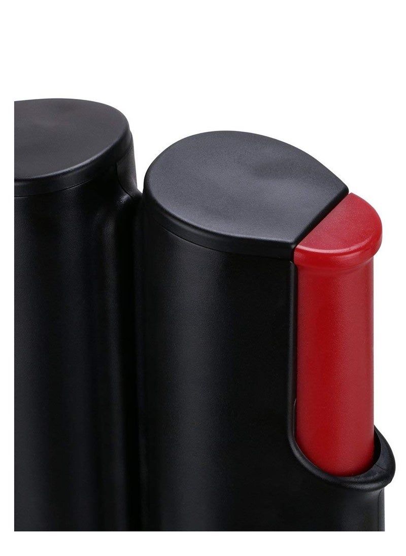 Portable Telescopic Table Tennis Net Rack 170CM, Black/Red
