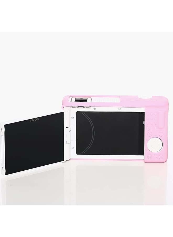 Case for Sony ZV-1F, ZV-1 II/ZV-1M2 Vlog Camera, ZV1F Camera Silicone Cover Skin, Anti-Scratch Slim Fit Soft Sleeve with ZV1 F Screen Protector- Pink