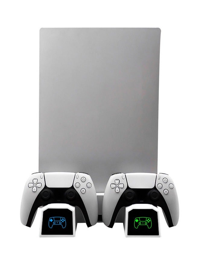 PS5 console dual charging cooling fan two-in-one disc rack with USB cable  - Image 2