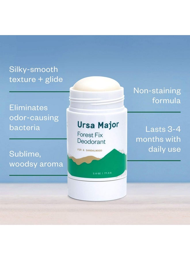 Ursa Major Ursa Major Natural Deodorant - Forest Fix | Aluminum-Free, Non-staining and Cruelty-Free | 2.6 ounces  - Image 2