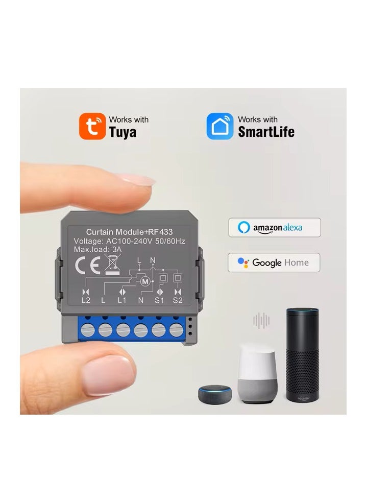 TUYA Tuya Smart Zigbee Shutter Mini Switch Works with Amazon Alexa and Google Home  - Image 5
