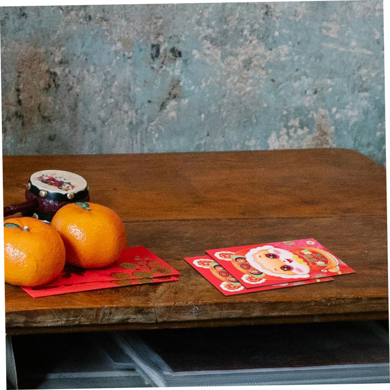 36pcs Chinese Red Packets Cute Designs For Spring Festival Lucky Money Envelopes - Image 5