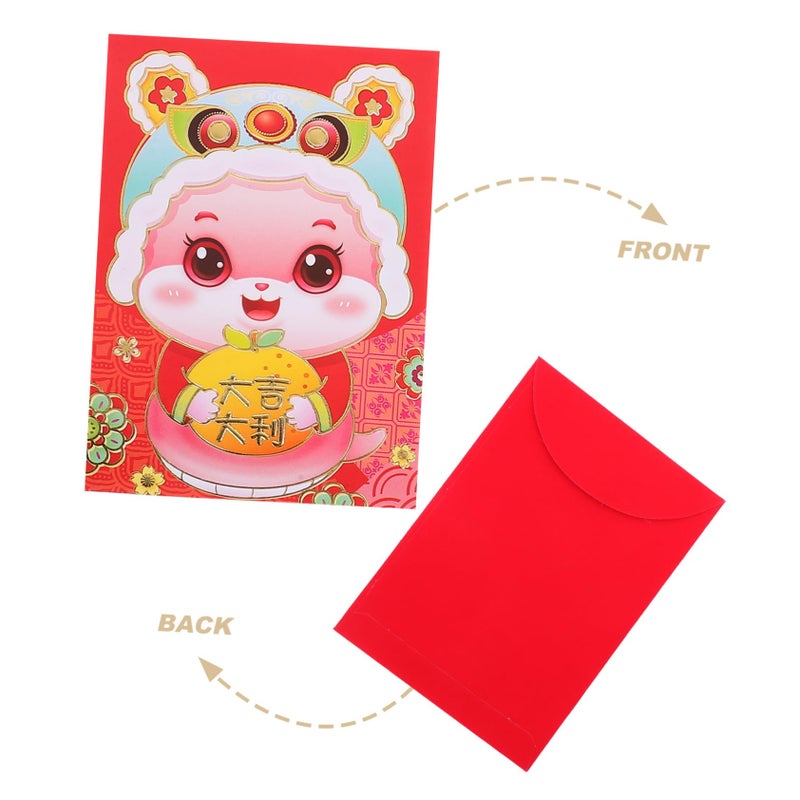 36pcs Chinese Red Packets Cute Designs For Spring Festival Lucky Money Envelopes - Image 4