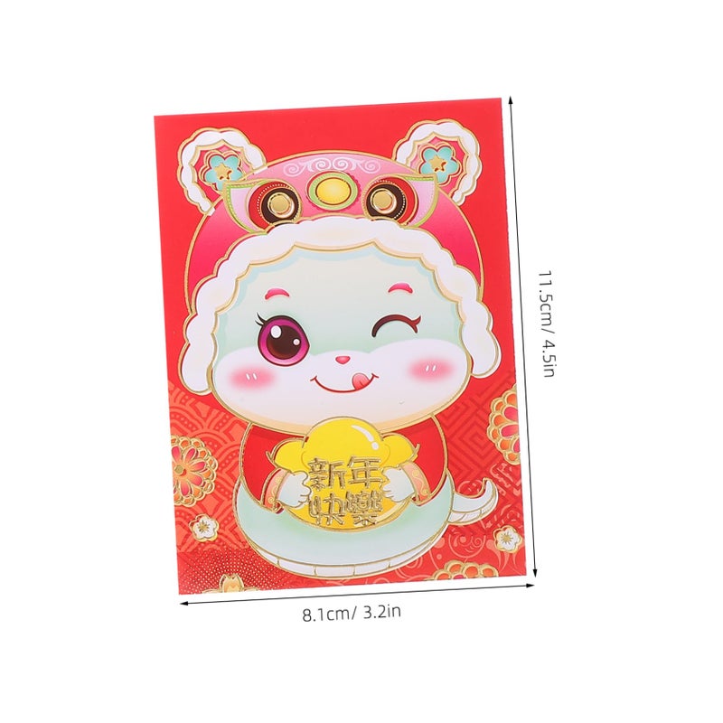 36pcs Chinese Red Packets Cute Designs For Spring Festival Lucky Money Envelopes - Image 3