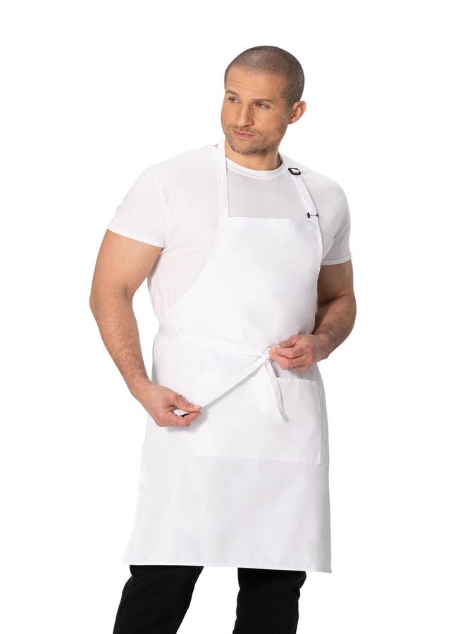 شيف وركس مريلة جزار للجنسين من شيف ووركس، أبيض، مقاس واحد - Image 5